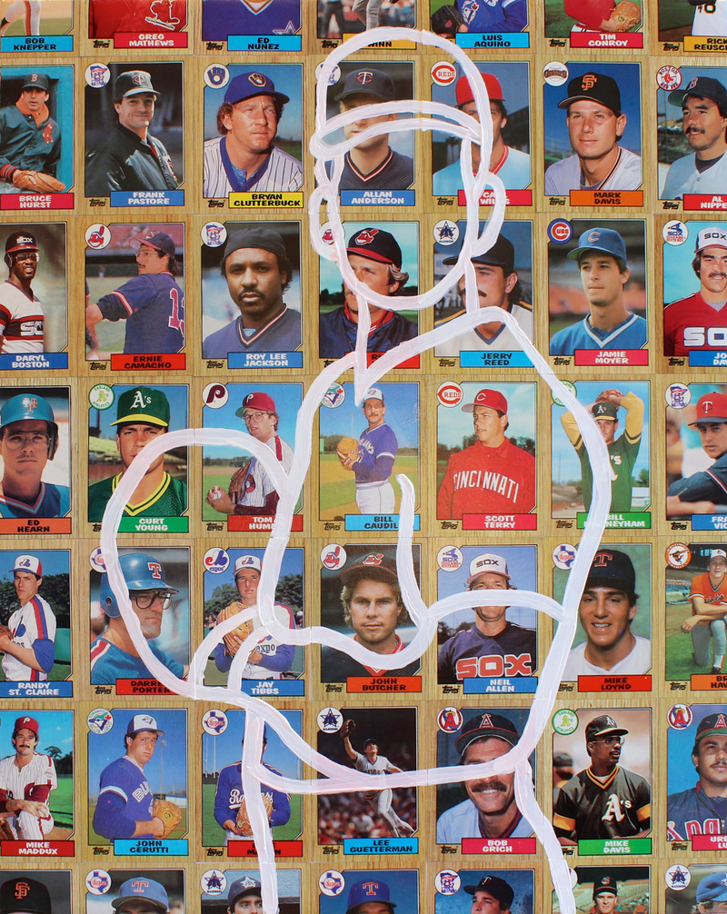 Illustration for article titled 1987 Baseball Card Paintings by Cameron Howell
